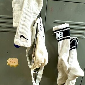 Bundle 2 pairs crew socks & jock strap